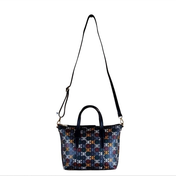 FOSSIL Skylar Satchel Multi-colored Geometric Pattern Crossbody Bag - Picture 5 of 6
